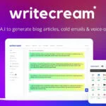 Writecream - Best Ai Writer Image Content Generator Lifetime Deal