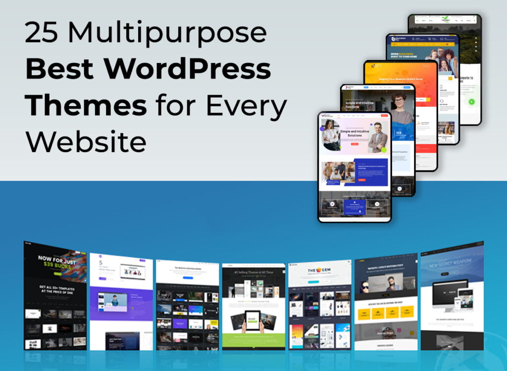 25 Multipurpose Best WordPress Themes for Every Website