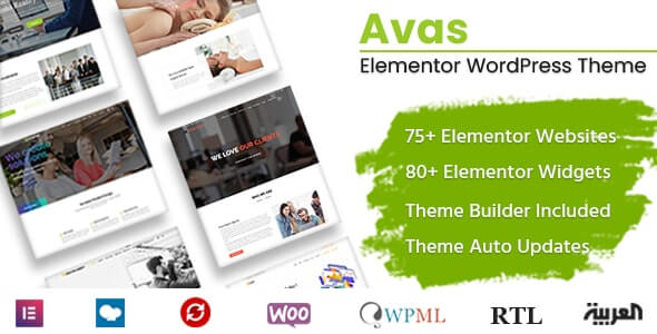 Avas | Elementor MultiPurpose WordPress Theme