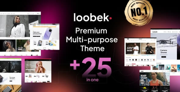 Loobek | Elementor Multipurpose WooCommerce Theme