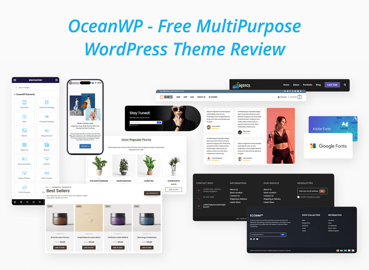 OceanWP - Free MultiPurpose WordPress Theme Review