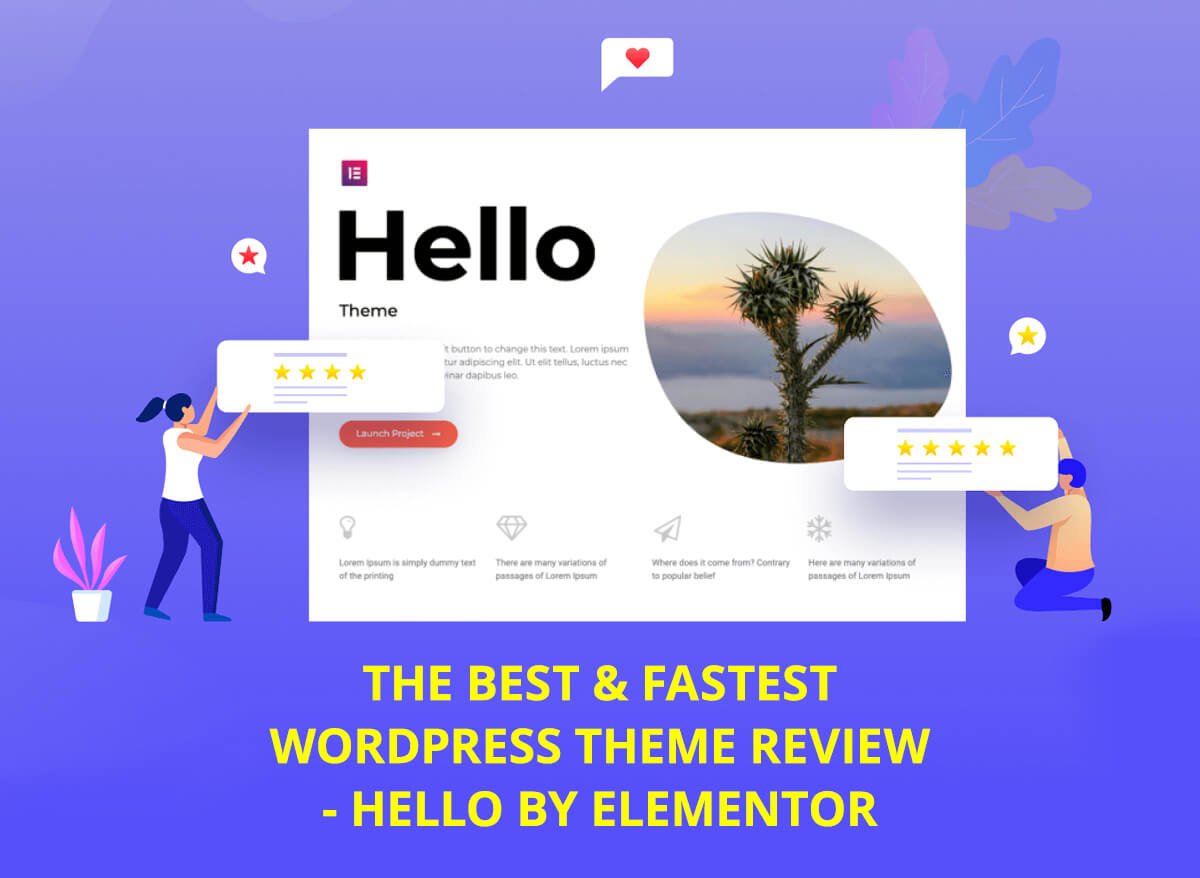 The Best & Fastest WordPress Theme Review Hello by Elementor